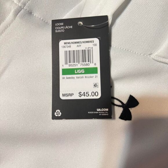 2 Pairs of Under-Armour Men's White Baseball pants, Size Large - Picture 3 of 6